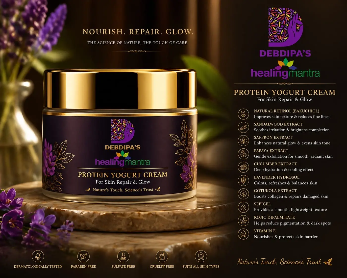 Protein Yogurt Face Cream