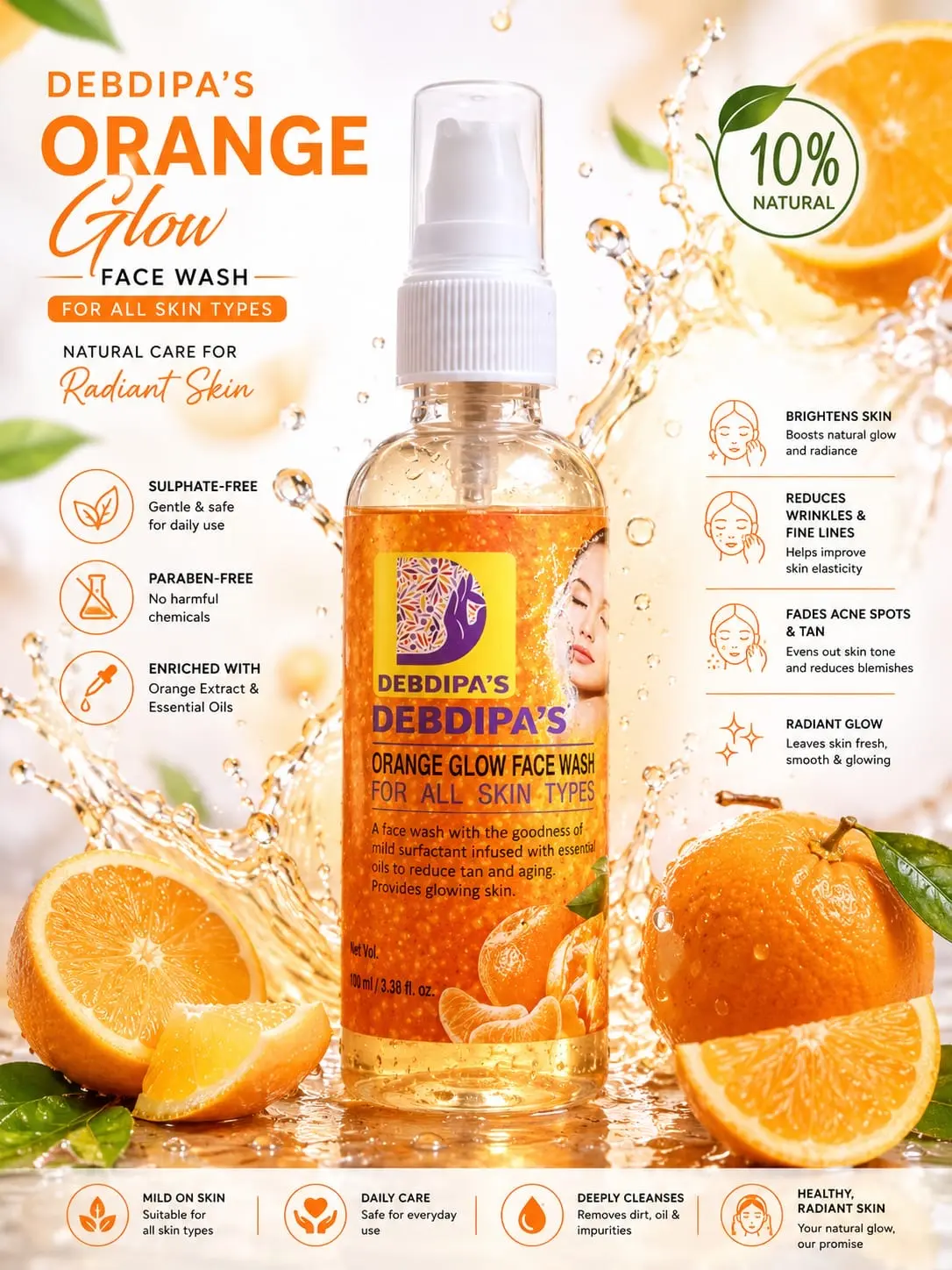 Orange Glow Face Wash